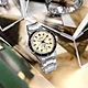 SEIKO 精工 PRESAGE 復刻60年代 動力儲存顯示 機械錶 不鏽鋼手錶-米白色/41mm product thumbnail 1