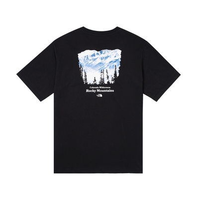 The North Face M PWL ROCKY MOUNTAIN SS TEE 男短袖上衣-黑-NF0A88GKJK3