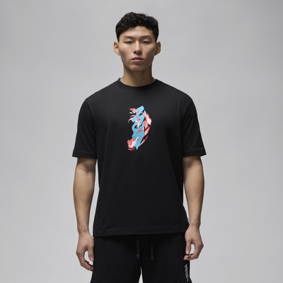 Nike AS M J ZION SS SEASONAL TEE 男短袖上衣-黑-FN5349010