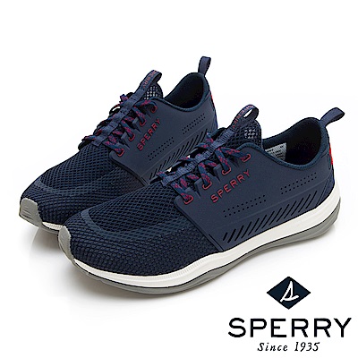 SPERRY 7 SEAS全方位防潑水休閒鞋(男款)-海軍藍