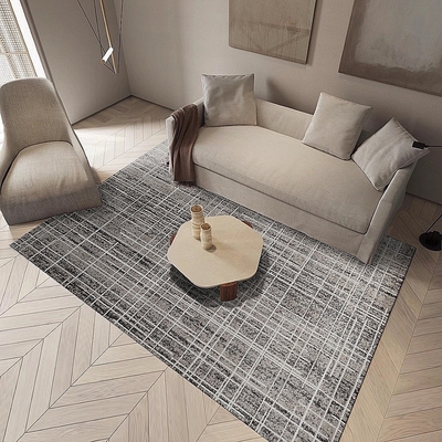 【Fuwaly】克林特地毯-200x290cm現代短絨機織地毯(現代 格紋 漸層 柔軟 客廳 起居室)