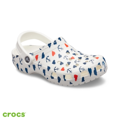 Crocs 卡駱馳 (中性鞋) 經典航海印花克駱格 206053-94S