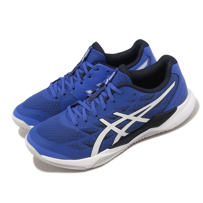 Asics 排球鞋 GEL-Tactic 12 男鞋 藍 白 羽球鞋 桌球鞋 吸震 運動鞋 亞瑟士 1071A090400