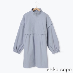 ehka sopo 層次拼接感剪裁拉鍊夾克外套