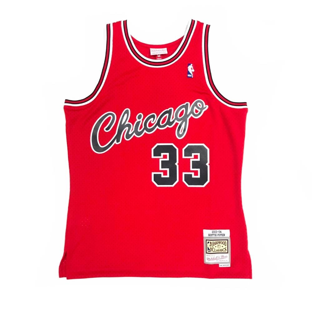 M&N G2二代 Swingman復古球衣 公牛隊 03-04 #33 Scottie Pippen-SMJY4161-CBU03SPISCAR