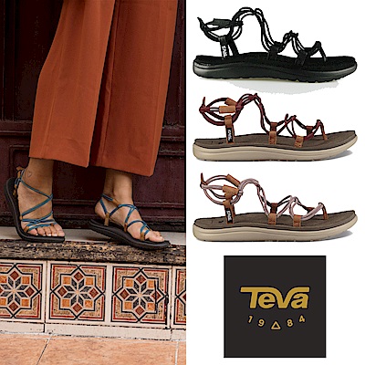 【TEVA】原廠貨 女 Voya Infinity 羅馬織帶涼鞋/雨鞋/水鞋 (三色任選)
