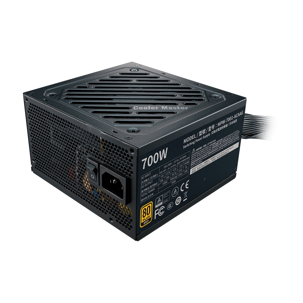 Cooler Master G700 GOLD 700W 80Plus金牌電源供應器| 601-700W