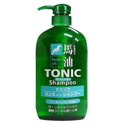 日本熊野 馬油二合一淨爽洗髮精600ml(無矽靈)