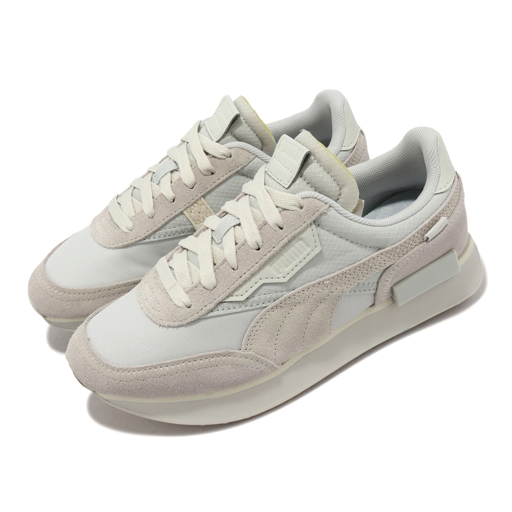 Puma 休閒鞋 Future Rider Mono Wns 女鞋 灰 白 麂皮 復古 緩震 38766401