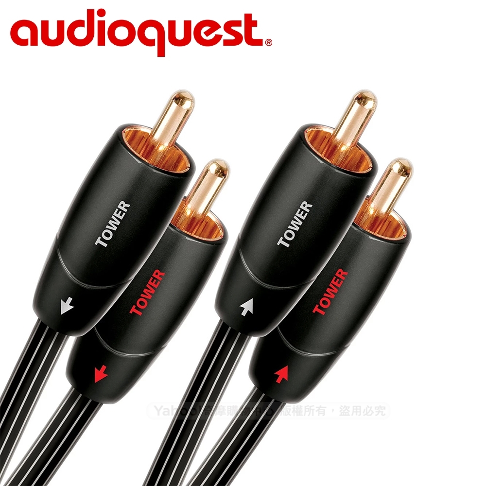 美國 Audioquest Tower 訊號線 (RCA-RCA)  - 1.5M