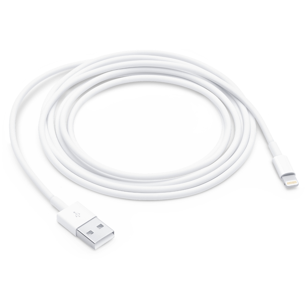 Apple 原廠 Lightning 對 USB 連接線 2 公尺(MD819FE/A)