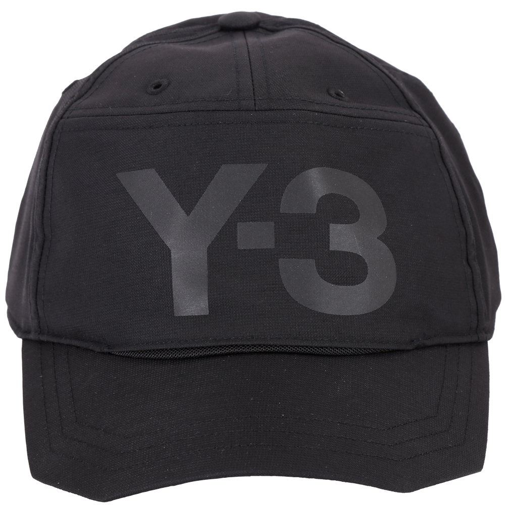 Y-3 Front Back 黑色側截角設計棒球帽(展示品)