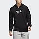 Adidas M Opti G Hood HK6756 男 連帽上衣 帽T 運動 訓練 休閒 表情符號 亞洲版 黑 product thumbnail 1
