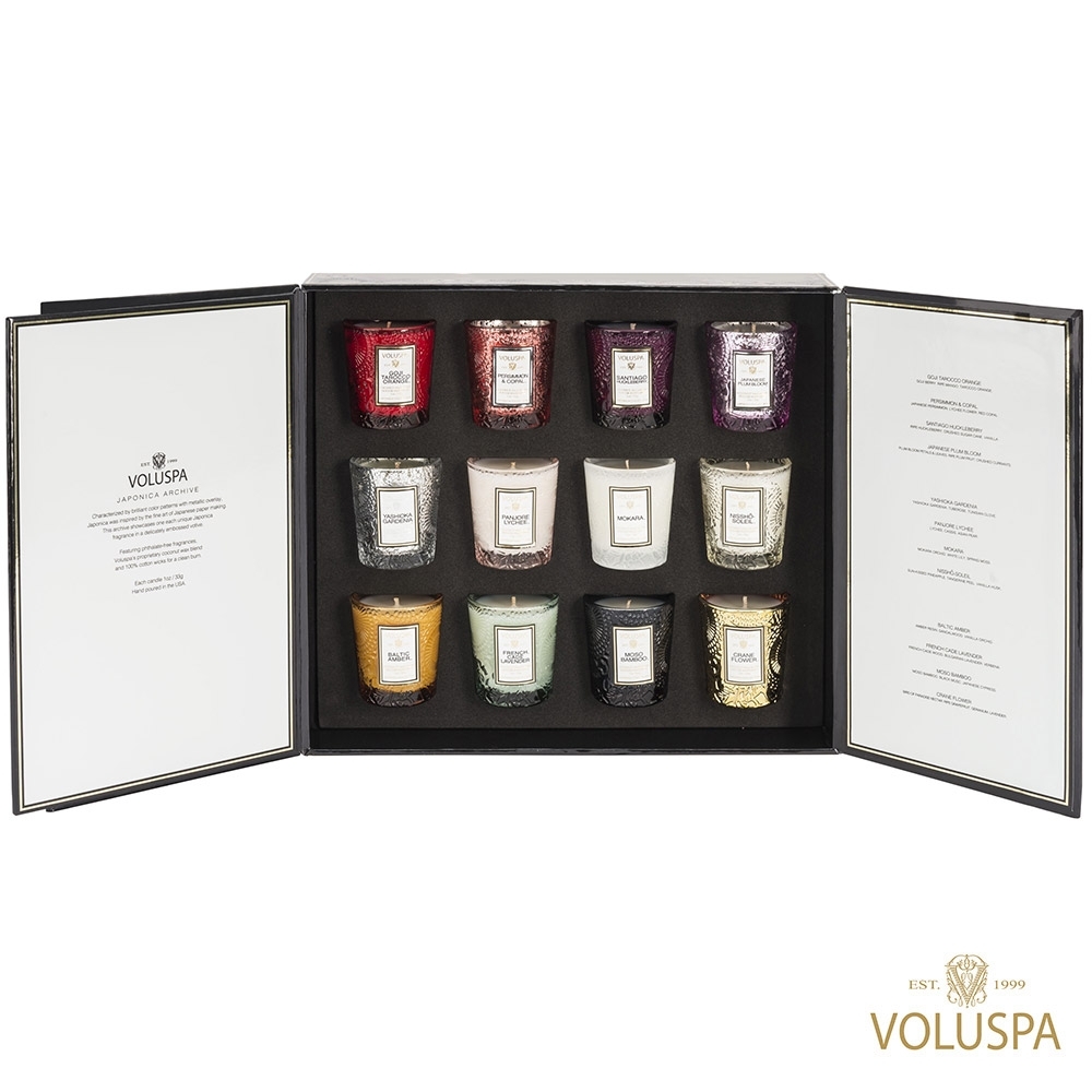 VOLUSPA 日式庭園12入官方精緻禮盒組 (1oz*12款)