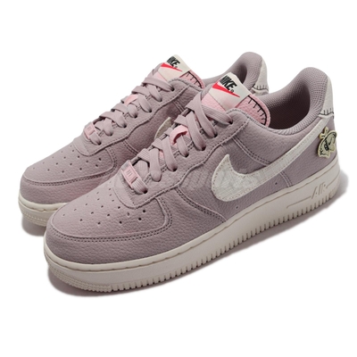 Nike 休閒鞋 W Air Force 1 07 SE NN 女鞋 昆蟲圖騰 紫 米白 DJ6378500