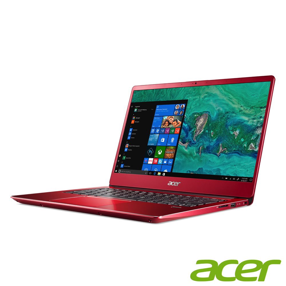 (時時樂)Acer SF314-54G-54A0 14吋輕薄筆電(i5-8250U/MX150/4G/256G SSD/Swift3/紅)Acer Swift3 系列