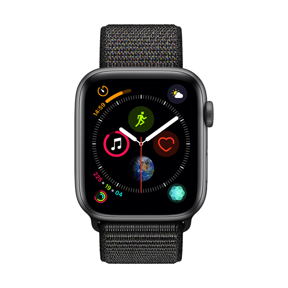 Apple Watch Series 4(GPS) 44mm太空灰色鋁金屬錶殼+黑色錶環| 其他