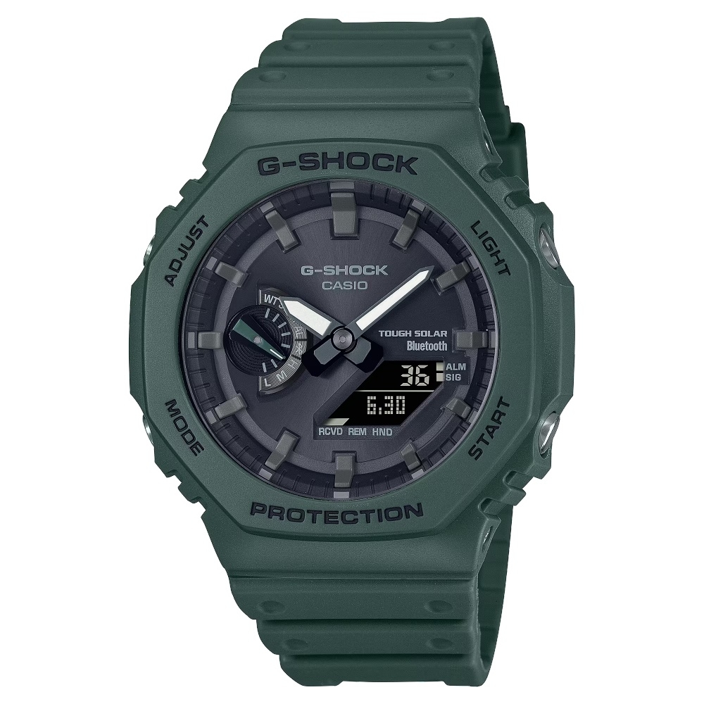 CASIO卡西歐八角藍芽連線G-SHOCK雙顯錶(GA-B2100-3A) | G-SHOCK