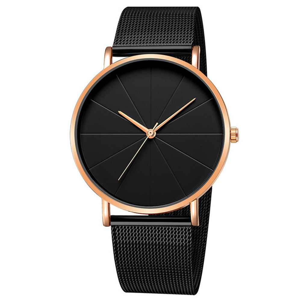 Geneva 日內瓦-米字錶盤無時標米蘭帶手錶 (5色任選)