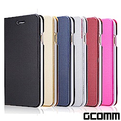 GCOMM iPhone 6S/6 金屬質感拉絲紋超纖皮套 Metalic