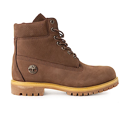 Timberland 男款深咖啡色正絨面皮革靴 | A1U97931