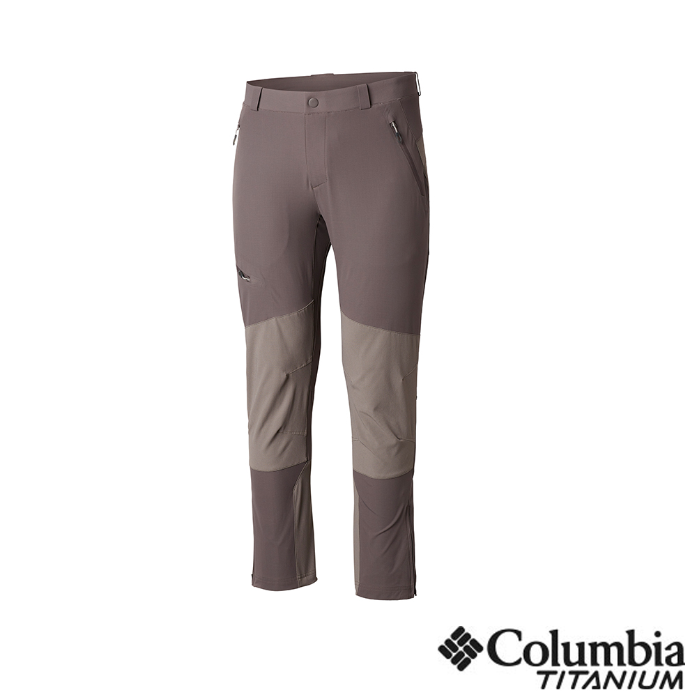 Columbia 哥倫比亞 男款-鈦UPF50防潑長褲-灰色 UAE06870GY