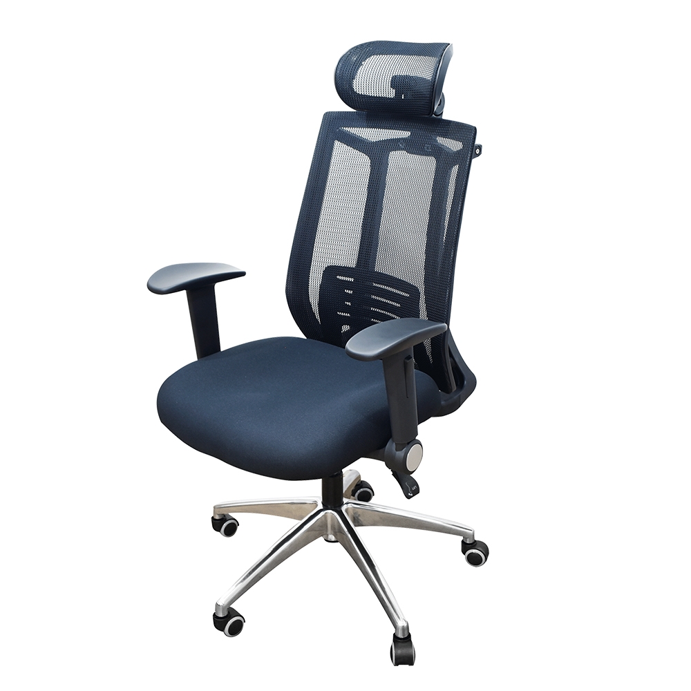 凱堡藍伯特EX版舒適鋁合金高叉PU輪工學椅辦公椅/主管椅【A27947 