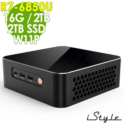 iStyle M2 迷你小鋼砲 (R7-6850U/16G/2TB+2TB SSD/W11P/五年保固)