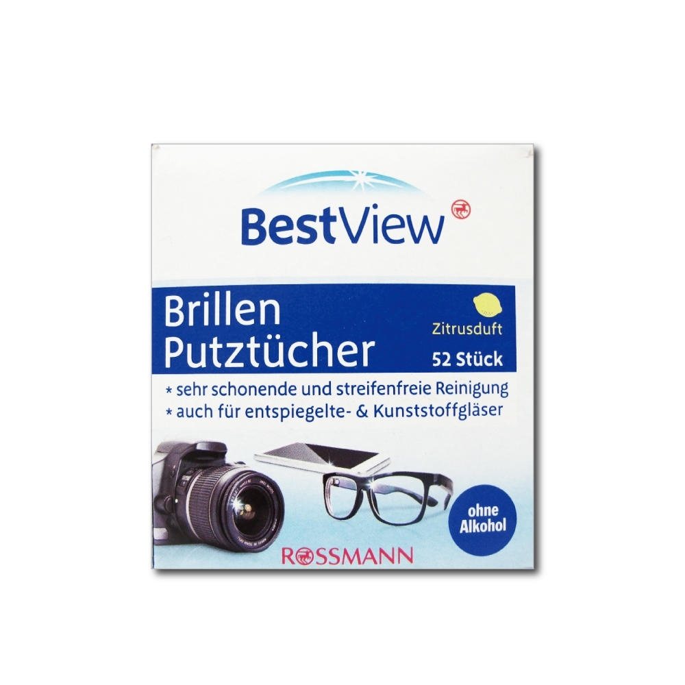 德國 Bestview  眼鏡鏡片手機鏡頭清潔擦拭布 52片獨立包裝(相機螢幕灰塵專用)