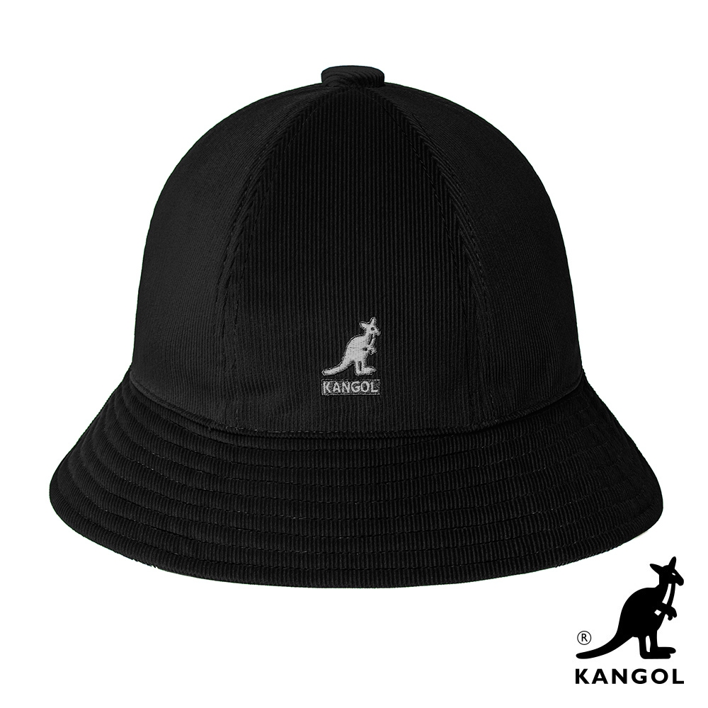 KANGOL-CORD 燈芯絨鍾型帽-黑色