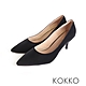 KOKKO高級輕奢絲光感細高跟鞋黑色 product thumbnail 1