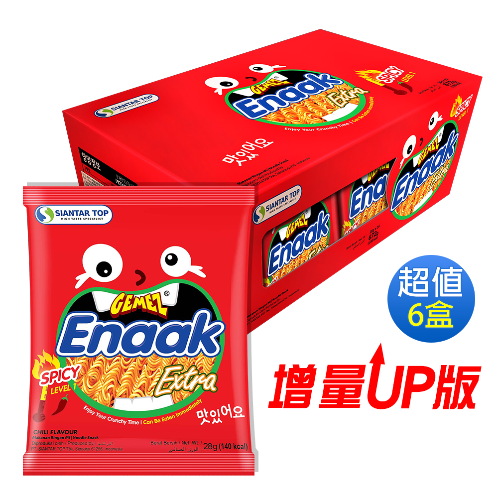 Gemez Enaak 韓式小雞麵-香辣味x6盒(24包/盒)