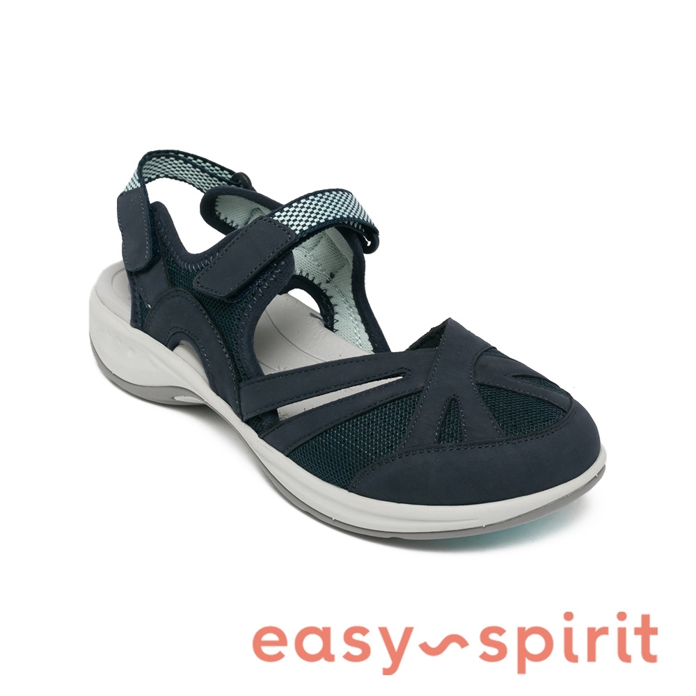 Easy Spirit-seESPLASH 繽紛舒適前包涼鞋-深藍