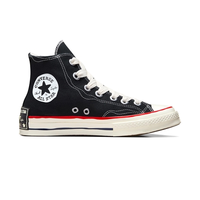 Converse Chuck 70 HI 男鞋 女鞋 黑色 1970 手繪感 不規則 粗鞋帶 高筒 帆布鞋 休閒鞋 A09139C