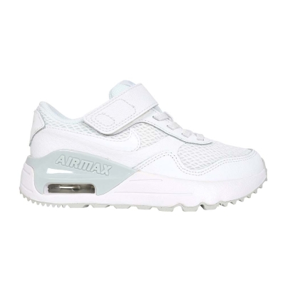 NIKE AIR MAX SYSTM-PS 男女中童休閒運動鞋-氣墊 復古 DQ0285-102 白