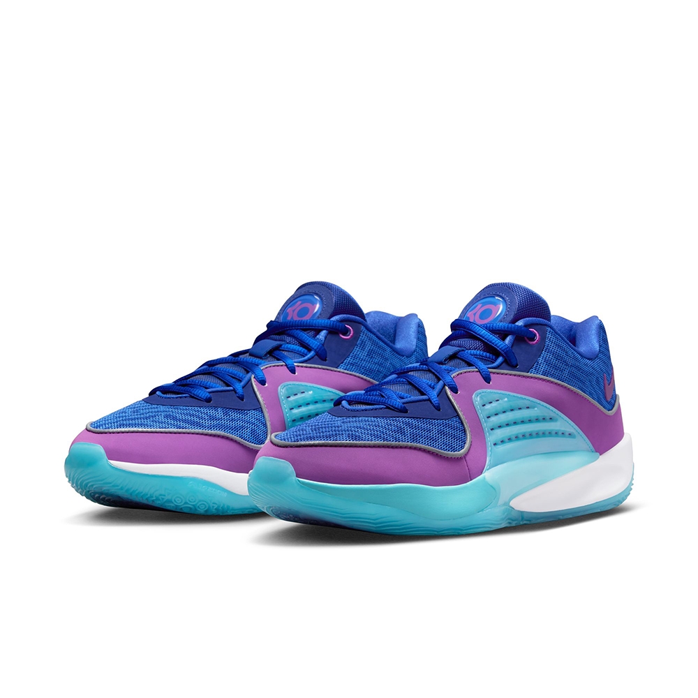NIKE 籃球鞋 男鞋 運動鞋 包覆 緩震 KD16 EP 藍紫 DV2916-401 (2B3411)