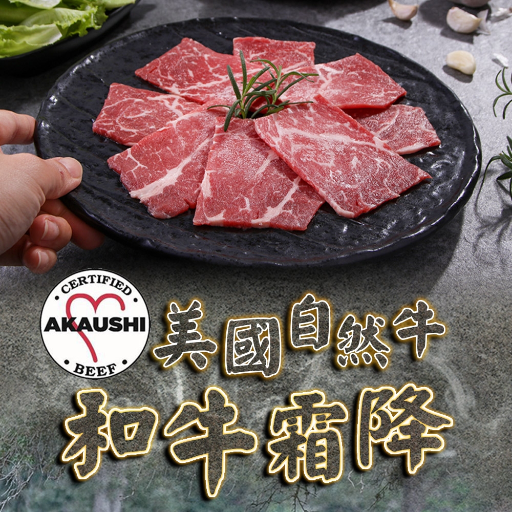 (任選)享吃肉肉-美國霜降和牛1包(100g±10%/包)