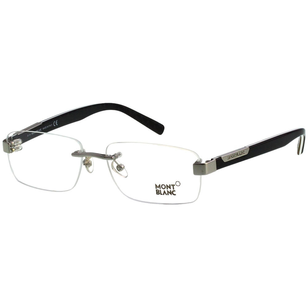 萬寶龍 MONTBLANC-光學眼鏡(槍色)MB498U