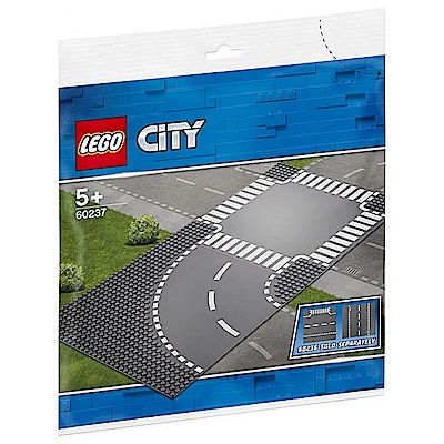 【LEGO樂高】城市系列 60237 彎道和十字路口