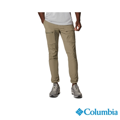 Columbia哥倫比亞 男款- Maxtrail 防潑彈性長褲軍-綠色 UAE59880AG/IS