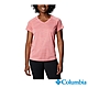 Columbia 哥倫比亞 女款-  UPF30涼感快排短袖上衣-粉紅 UAR69140PK product thumbnail 1
