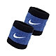 Nike 護腕 Swoosh 藍 白 黑 吸濕 毛巾底 小勾 籃球 網球 運動 N000156505-0OS product thumbnail 1