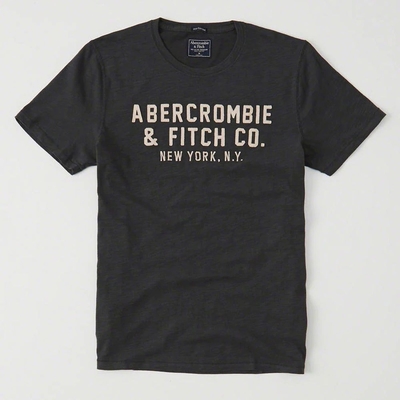 af a&f Abercrombie & Fitch 短袖 T恤 灰黑色 1616
