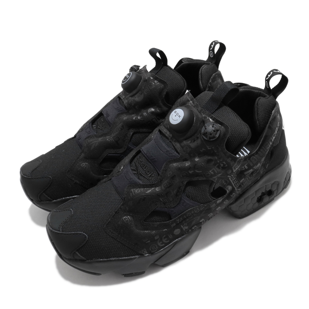 Reebok 休閒鞋 Instapump Fury 運動 男女鞋 經典款 充氣科技 舒適 避震 情侶穿搭 黑 白 FY3076