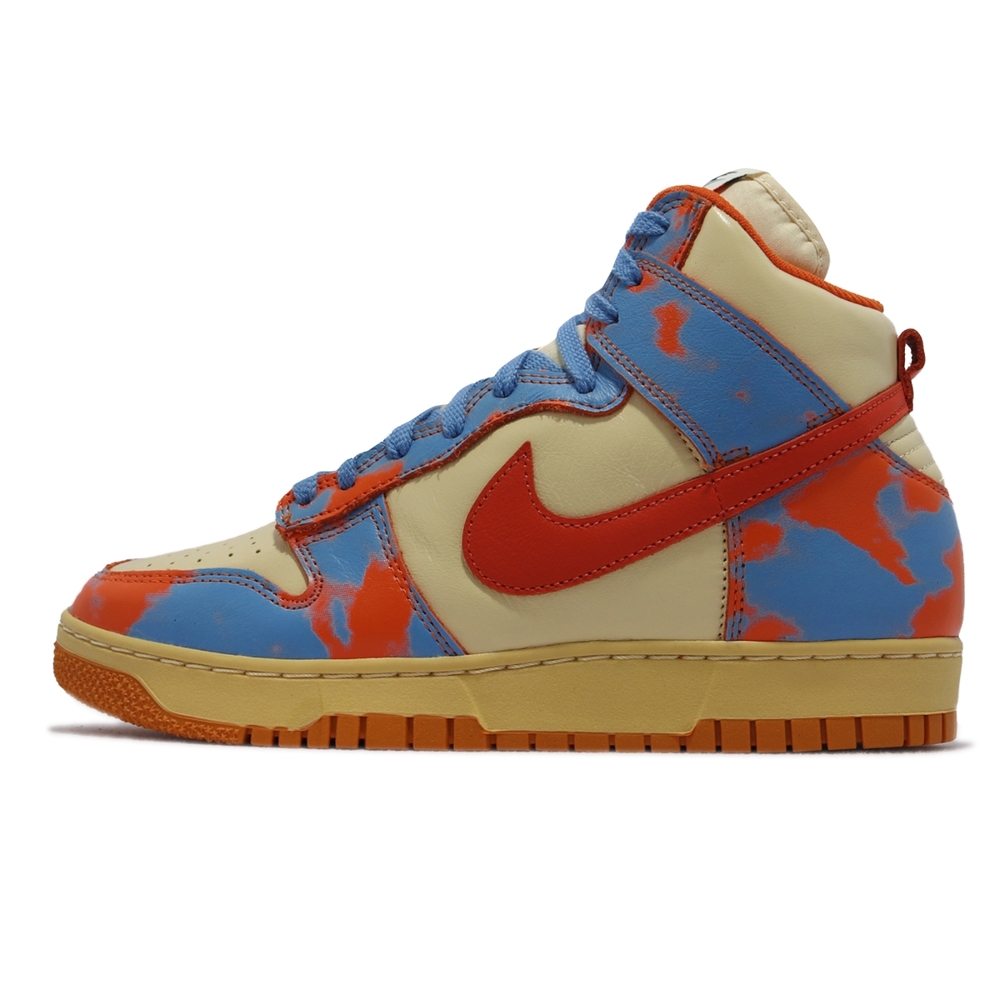 Nike 休閒鞋Dunk High 1985 SP 水洗高筒男女鞋情侶鞋Acid Wash 藍橘