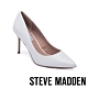 STEVE MADDEN-LILLIE 品牌經典素面尖頭高跟鞋-白色 product thumbnail 1