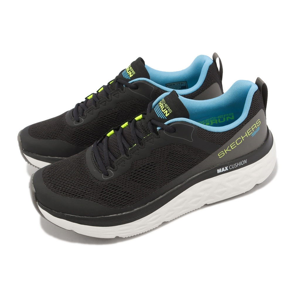 Skechers 慢跑鞋 Max Cushioning Delta 男鞋 黑 瑜珈鞋墊 固特異 避震 緩衝 運動鞋 220351BKMT