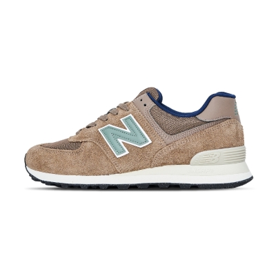 New Balance 574 男鞋 女鞋 棕寶藍色 復古 麂皮 D楦 運動 休閒鞋 U574SBB