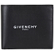 GIVENCHY Logo 字母牛皮對折短夾(黑色) product thumbnail 1