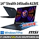 msi微星 Stealth 14Studio A13VE-206TW 14吋 電競筆電 (i7-13620H/32G/512G SSD/RTX4050-6G/Win11Pro-32G特仕版) product thumbnail 1